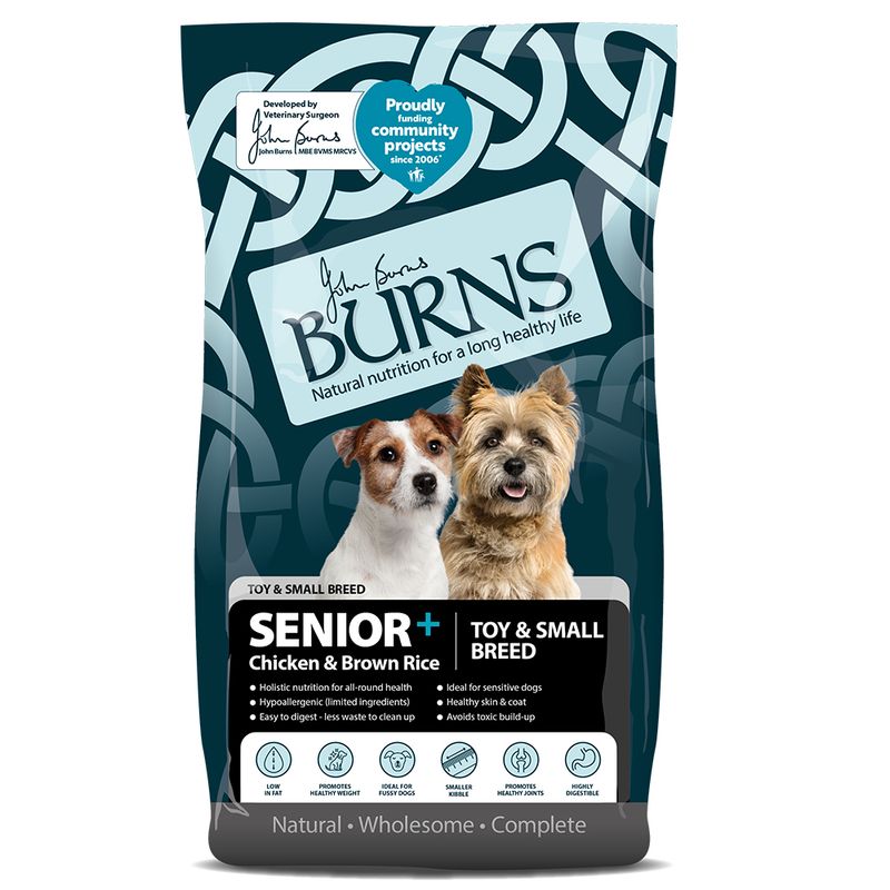 Burns Senior+ Toy & Small Breed - Chicken & Brown Rice || Burns || view 2