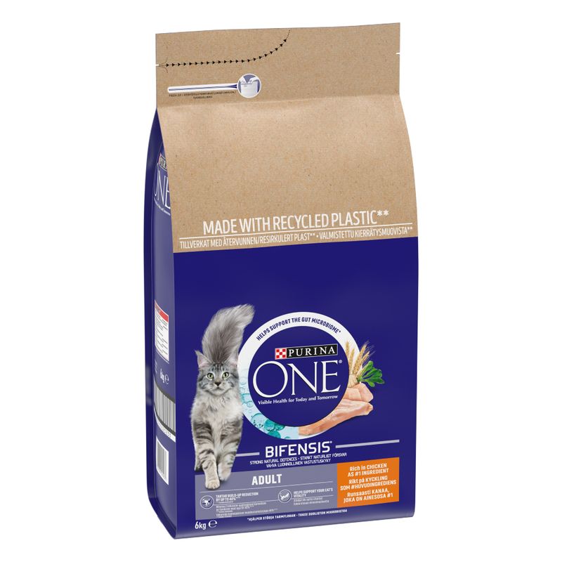 PURINA ONE Adult Chicken & Whole Grains Dry Cat Food || Purina One || view 3