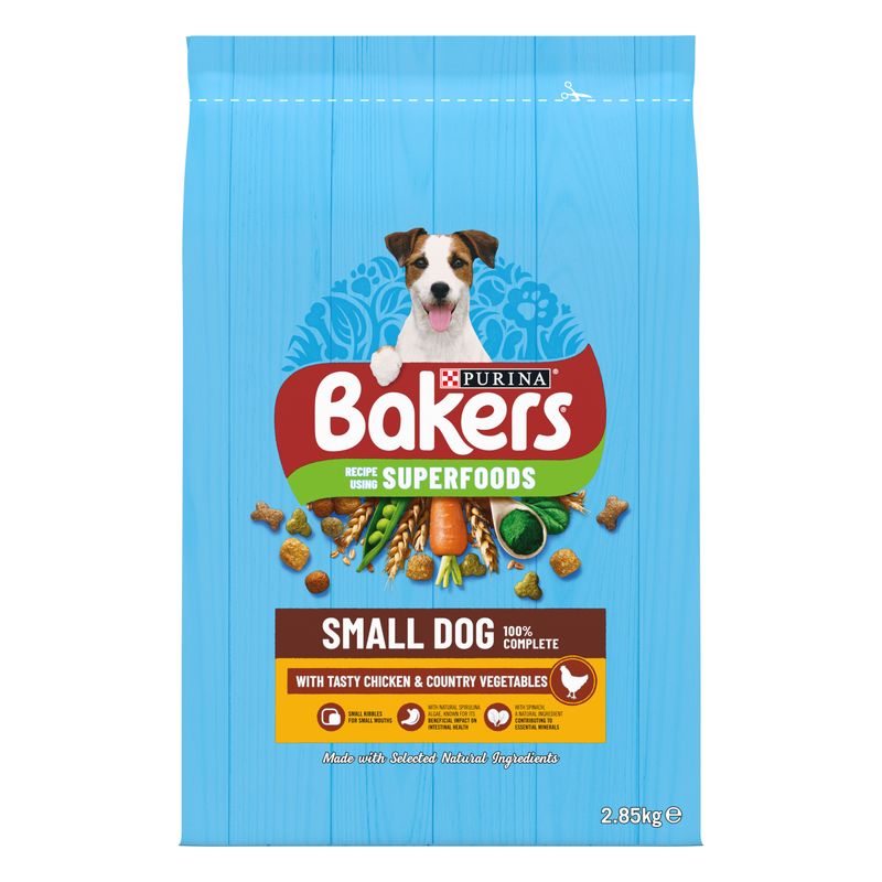 Bakers Adult Small Dog with Tasty Chicken & Country Vegetables || Bakers || view 2