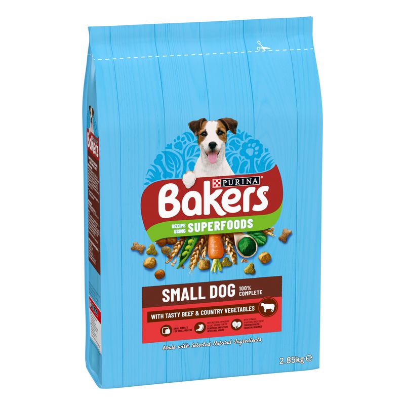 Bakers Adult Small Dog with Tasty Beef & Country Vegetables || Bakers || view 1