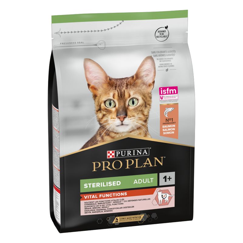 Purina Pro Plan Adult 1+ Sterilised Vital Function - Salmon || Pro Plan || view 2