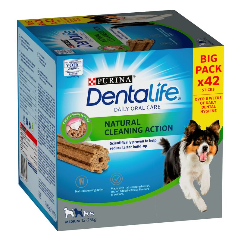 PURINA Dentalife Daily Dental Care Snacks for Medium Breed Dogs (12-25kg) || Dentalife || view 2