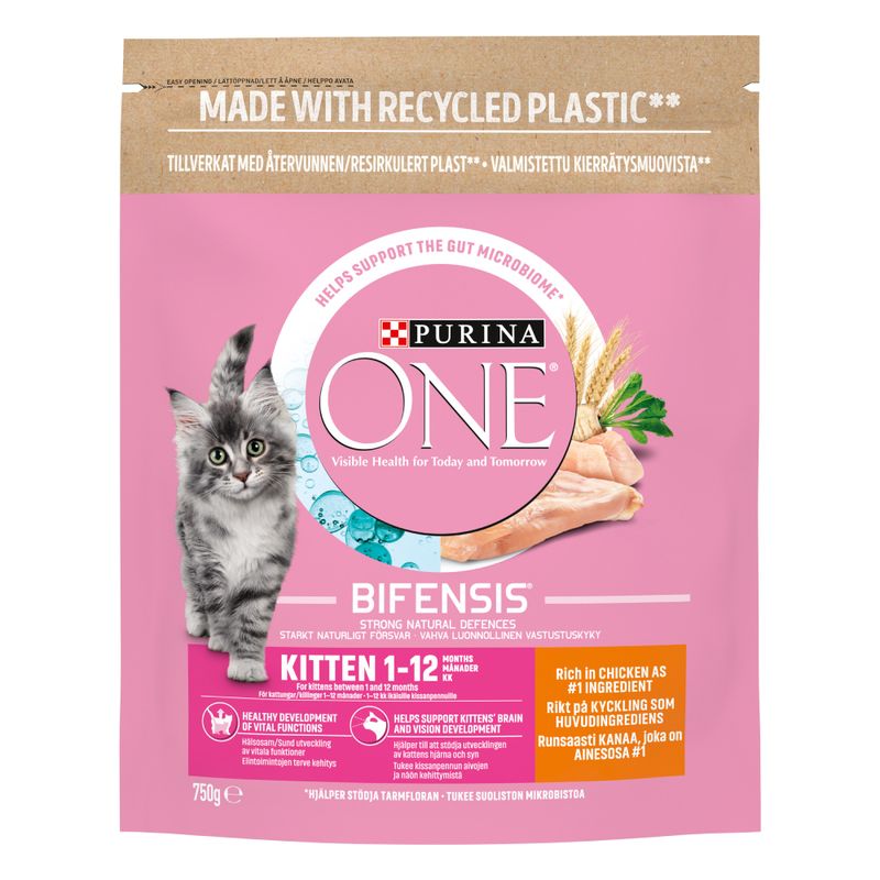 PURINA ONE Junior / Kitten Chicken & Whole Grains Dry Cat Food || Purina One || view 4