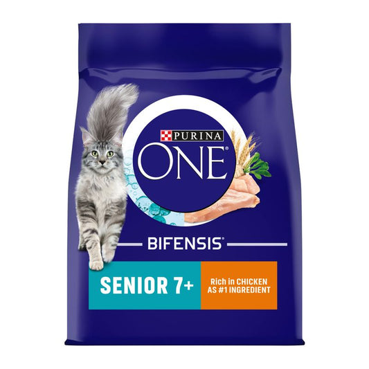 PURINA ONE Senior 7+ Chicken & Whole Grains Dry Cat Food || Purina One || view 1