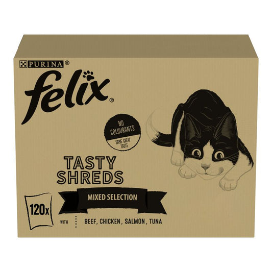 Felix Tasty Shreds Mega Pack 120 x 80g || undefined || view 1
