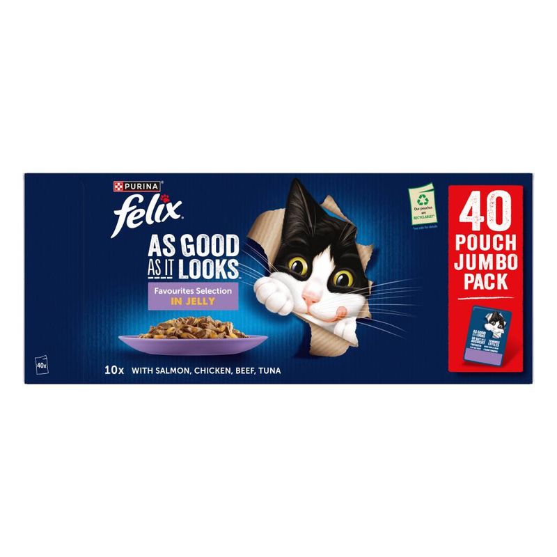 Felix As Good As It Looks Jumbo Pack 40 x 85g || undefined || view 3