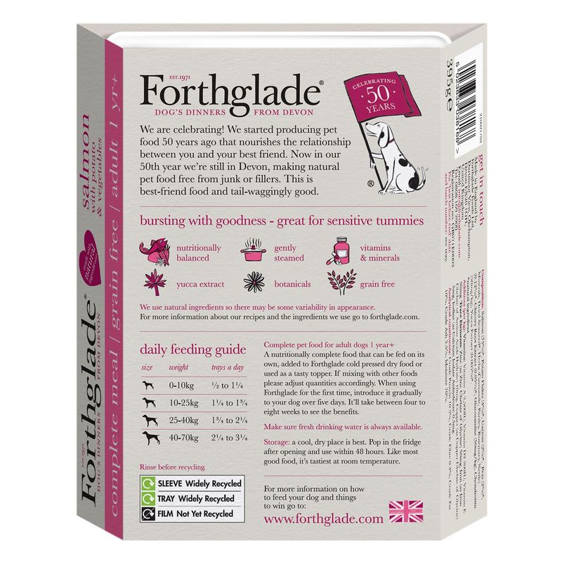 Forthglade Complete Meal Grain-Free Adult Dog - Fish Case || Forthglade || view 5