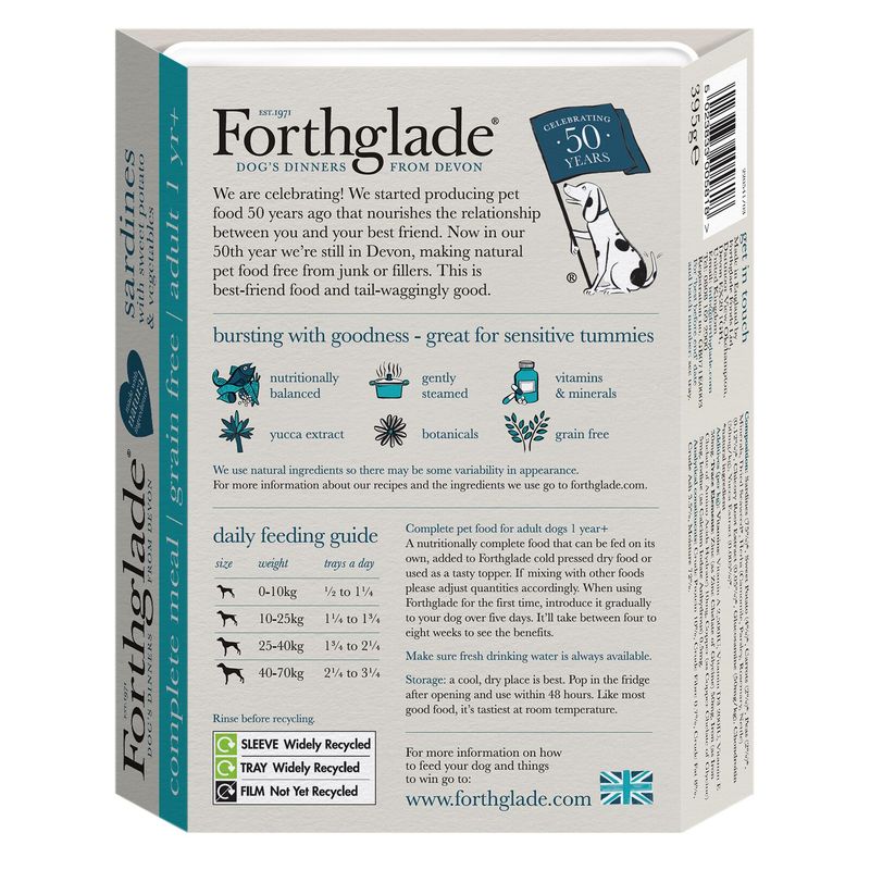 Forthglade Complete Meal Grain-Free Adult Dog - Fish Case || Forthglade || view 7