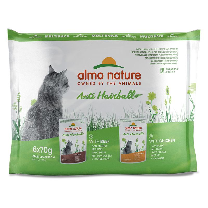 Almo Nature Holistic Anti-Hairball Pouches 70g || Almo Nature Holistic || view 3