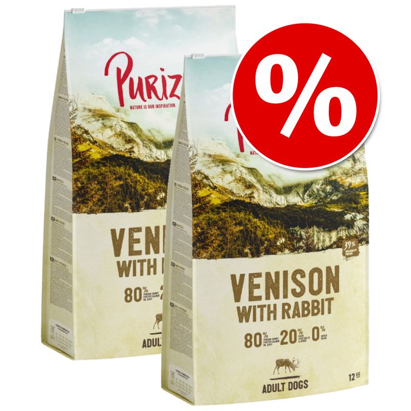 Purizon Grain-Free 80:20:0 Economy Packs 2 x 12kg || Purizon || view 1