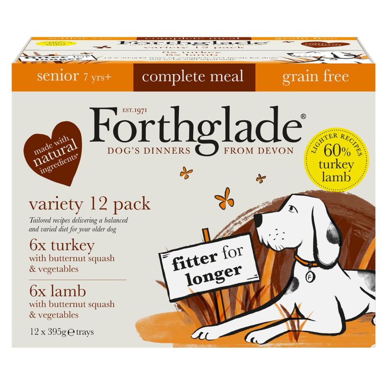 Forthglade Complete Meal Grain Free Senior Dog - Turkey & Lamb || Forthglade || view 2