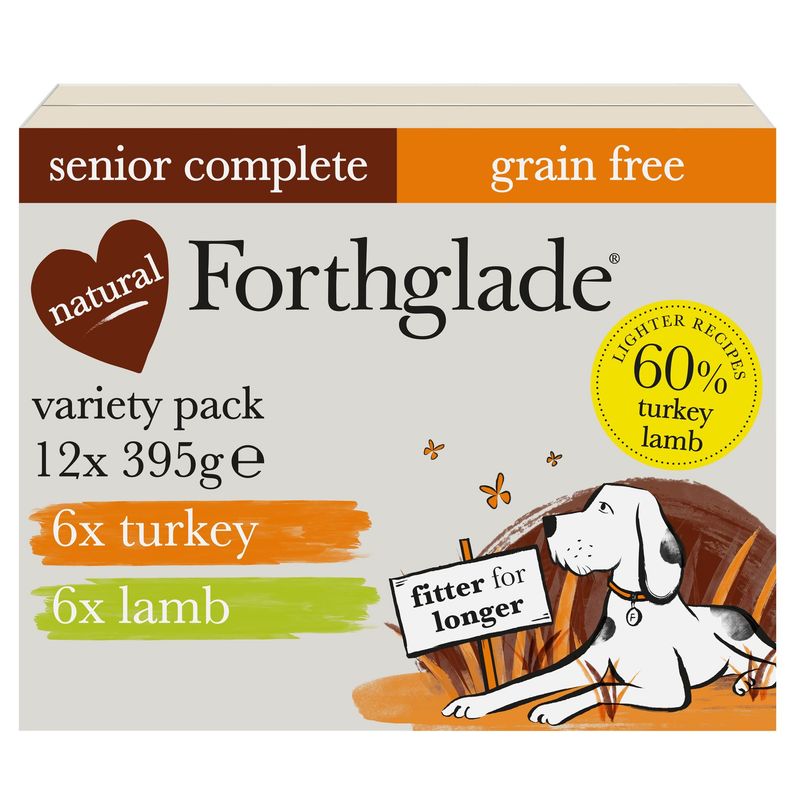 Forthglade Complete Meal Grain Free Senior Dog - Turkey & Lamb || Forthglade || view 1