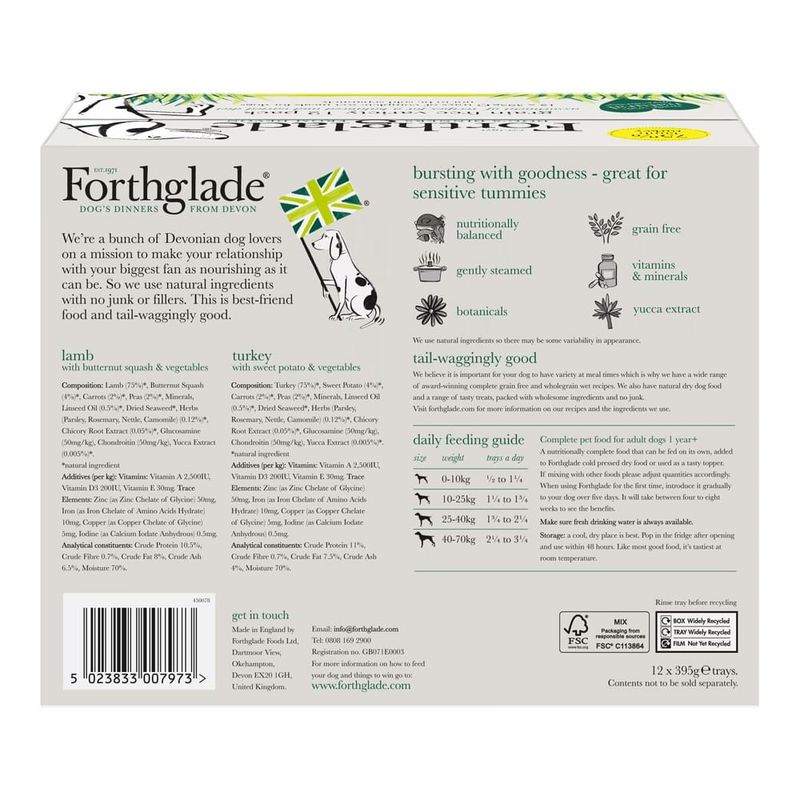 Forthglade Complete Meal Grain-Free Adult Dog - Lamb & Turkey || Forthglade || view 3