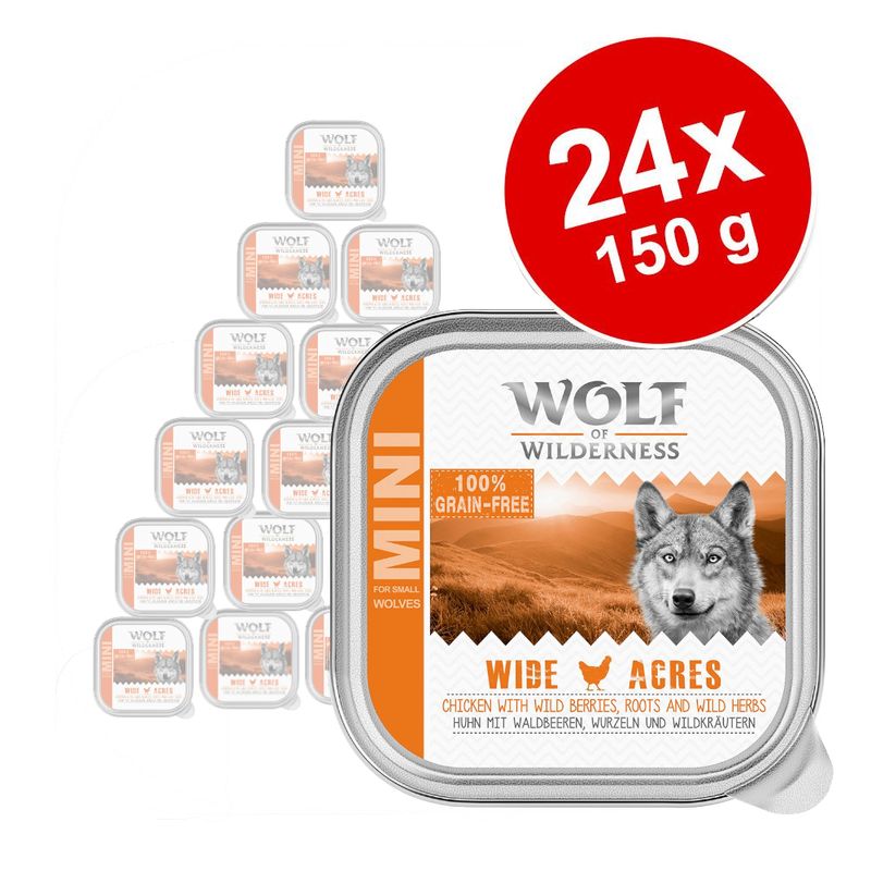 Wolf of Wilderness Adult Saver Pack 24 x 150g || Wolf of Wilderness || view 1