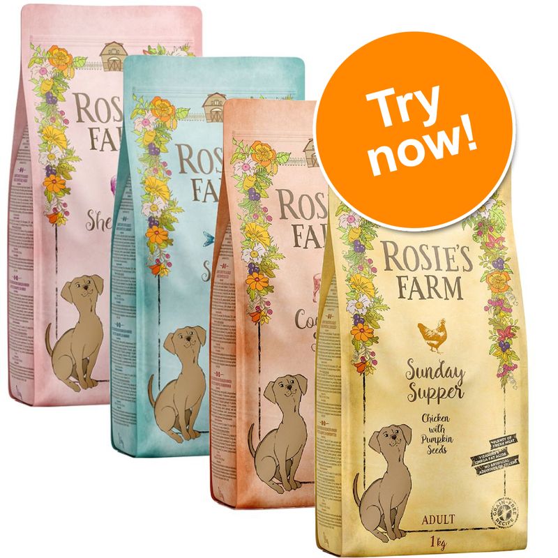 Rosie's Farm Adult Trial Pack 4 x 1kg || Rosie's Farm || view 1