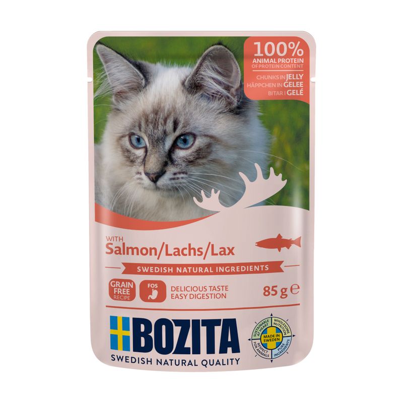 Bozita Chunks in Jelly Pouches 12 x 85g || undefined || view 6