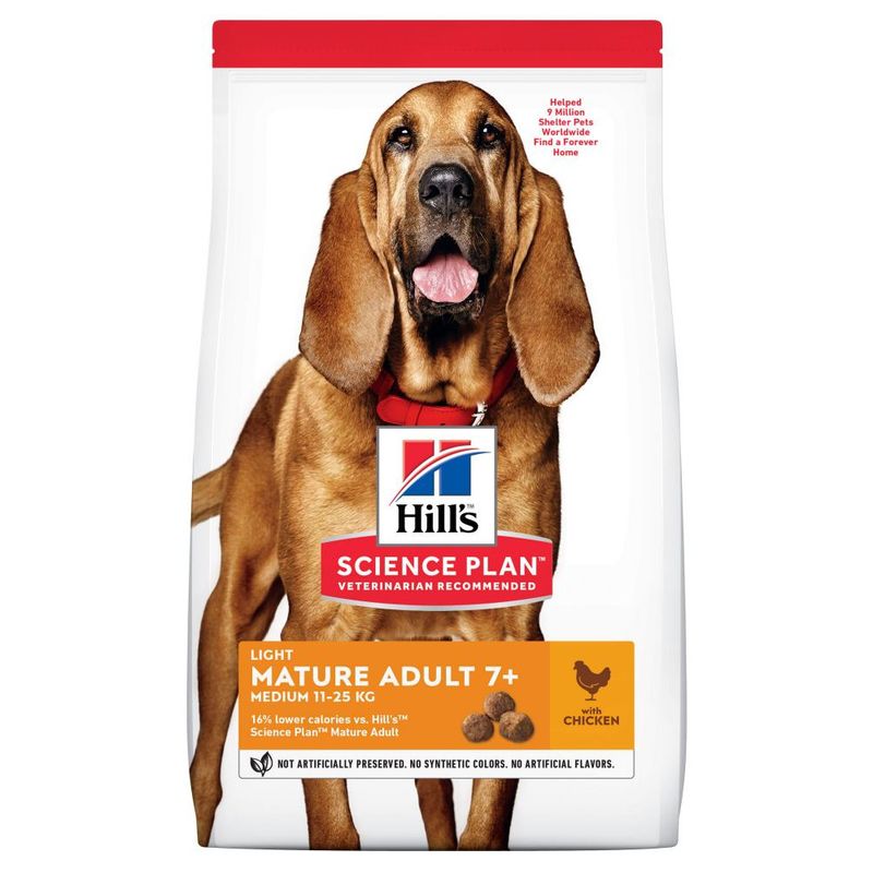Hill’s Science Plan Mature Adult 7+ Light Medium with Chicken || Hill's Science Plan || view 1