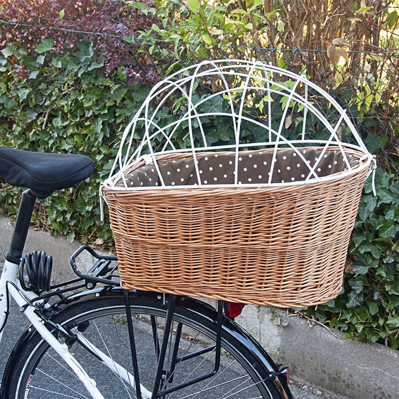Aumüller Bicycle Basket with Protective Wire for Luggage Rack || Aumüller || view 5