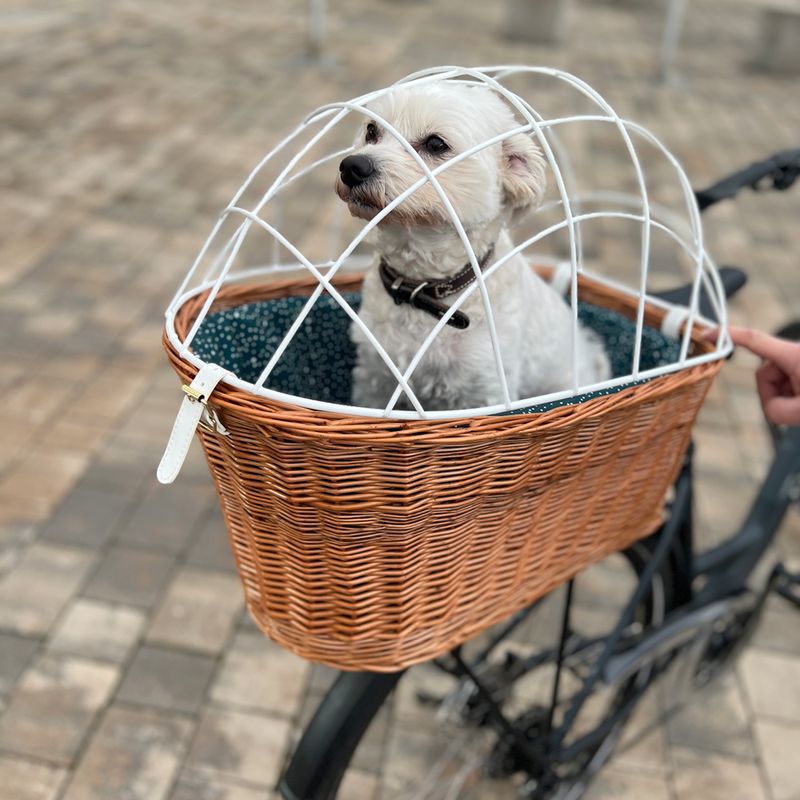 Aumüller Bicycle Basket with Protective Wire for Luggage Rack || Aumüller || view 6