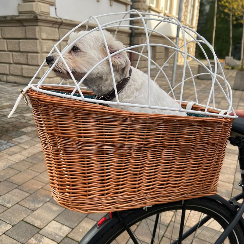 Aumüller Bicycle Basket with Protective Wire for Luggage Rack || Aumüller || view 14