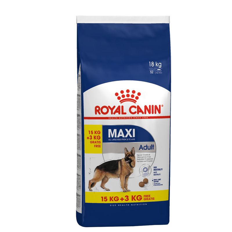 18kg Royal Canin Dry Dog Food - 15kg + 3kg Free! * || Royal Canin Size || view 3