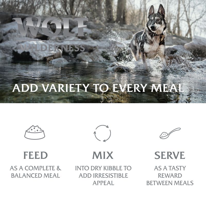 Wolf of Wilderness Adult Saver Pack 24 x 300g || Wolf of Wilderness || view 7