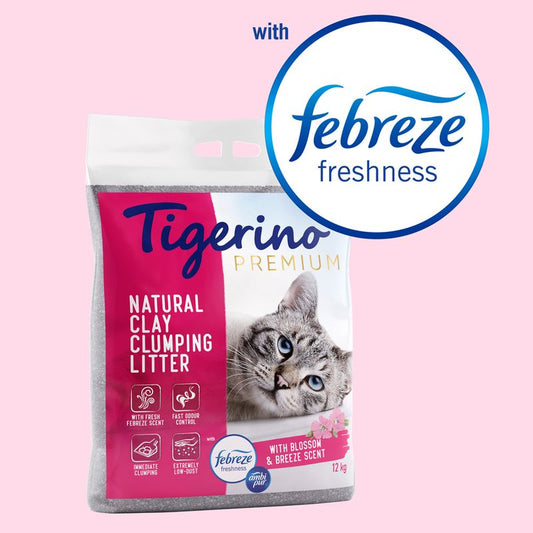 Tigerino Premium Cat Litter - Febreze Blossom & Breeze Scent || undefined || view 1