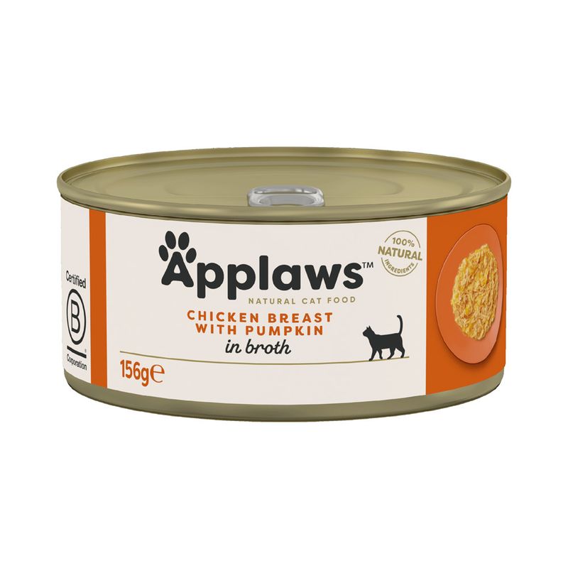 Applaws Adult Cat Cans Chicken in Broth 156g || undefined || view 7