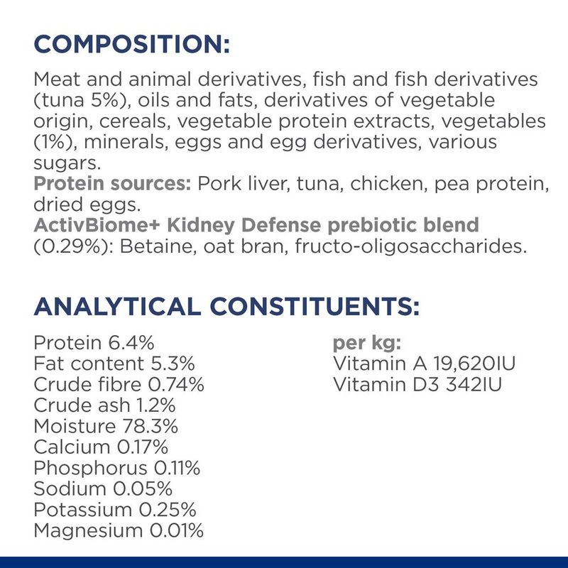 Hill's Prescription Diet k/d Kidney Care Stew - Tuna & Vegetables || Hill's Prescription Diet || view 14