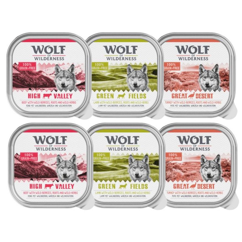 Wolf of Wilderness Classic Adult Trays Mixed Pack || Wolf of Wilderness || view 2