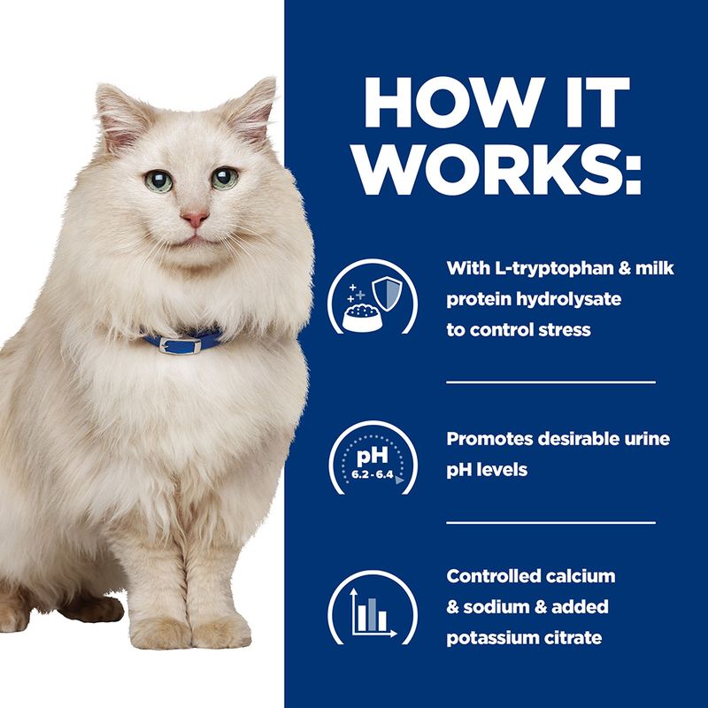 Hill's Prescription Diet Feline c/d Urinary Stress - Salmon || undefined || view 5