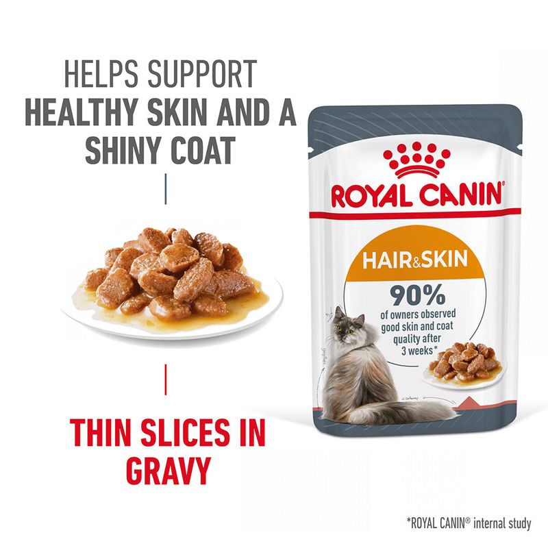 Royal Canin Hair & Skin Care in Gravy || undefined || view 1