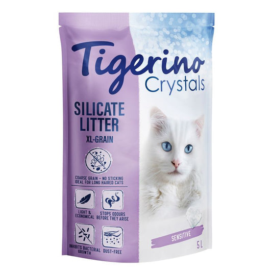 ​​​​​​​Tigerino Crystals Cat Litter XL-Grain – Sensitive (Unscented) || Tigerino || view 1