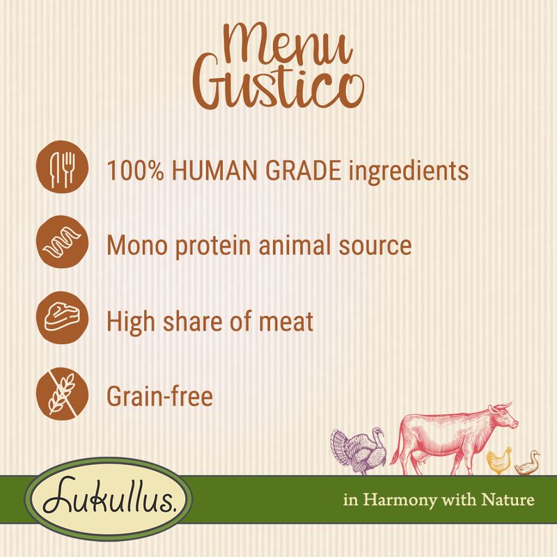 Lukullus Menu Gustico Saver Pack 24 x 400g || Lukullus || view 5