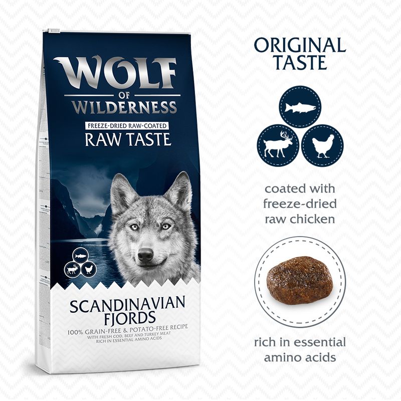 Wolf of Wilderness "Scandinavian Fjords" - with Reindeer, Chicken & Salmon || Wolf of Wilderness || view 1