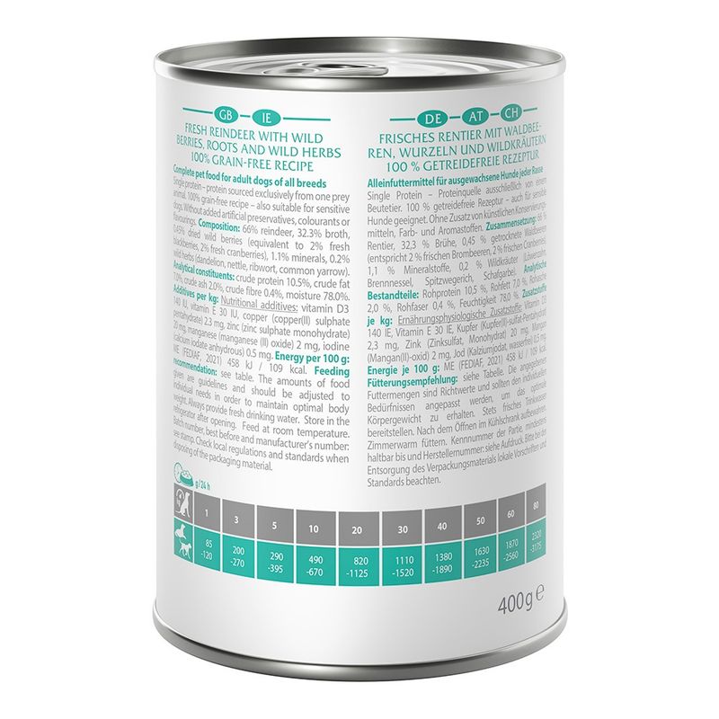Wolf of Wilderness Adult Single Protein 6 x 400g || Wolf of Wilderness || view 19