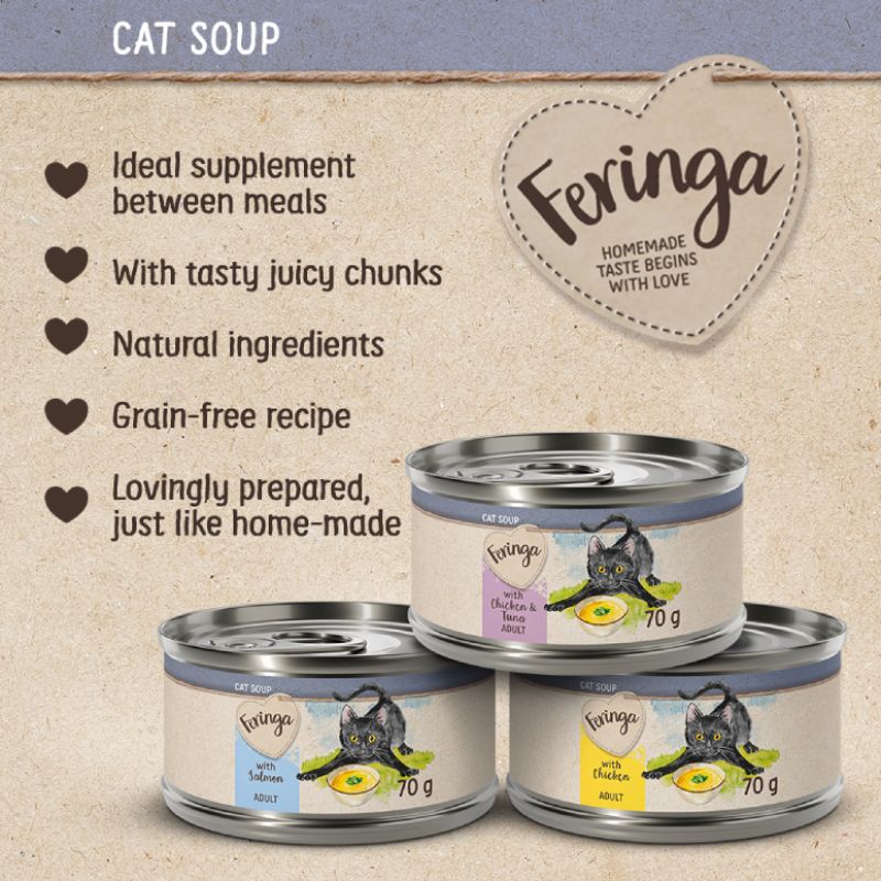 Feringa Cat Soup Saver Pack 24 x 70g || undefined || view 3