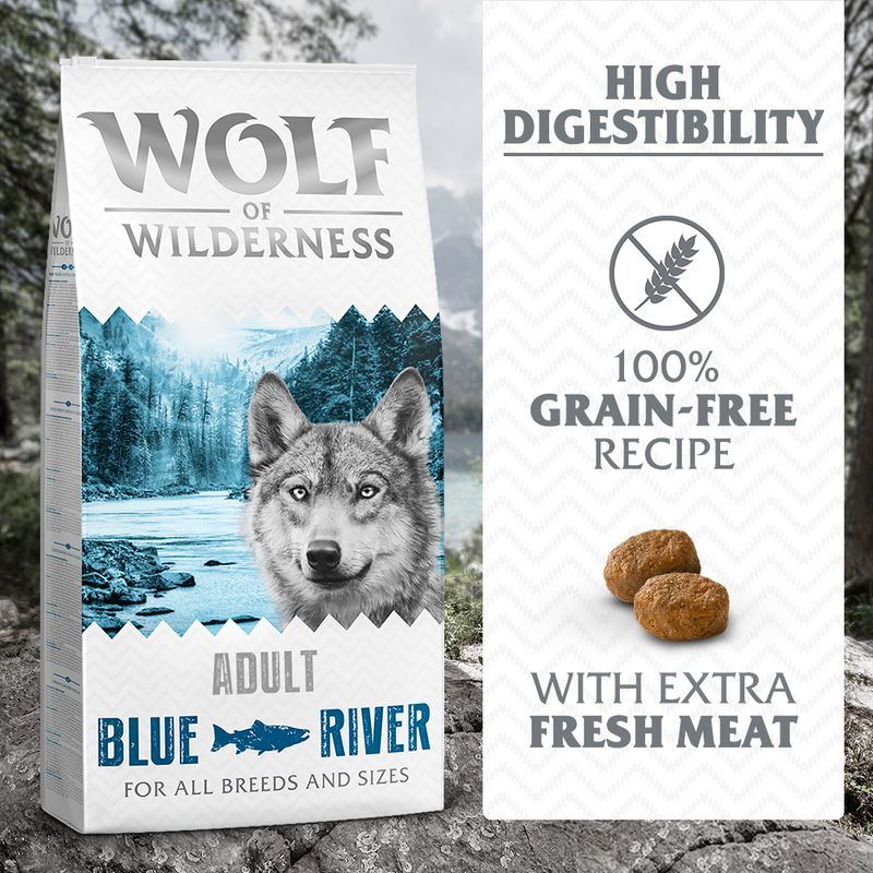 Wolf of Wilderness Adult "Blue River" - Salmon || Wolf of Wilderness || view 2