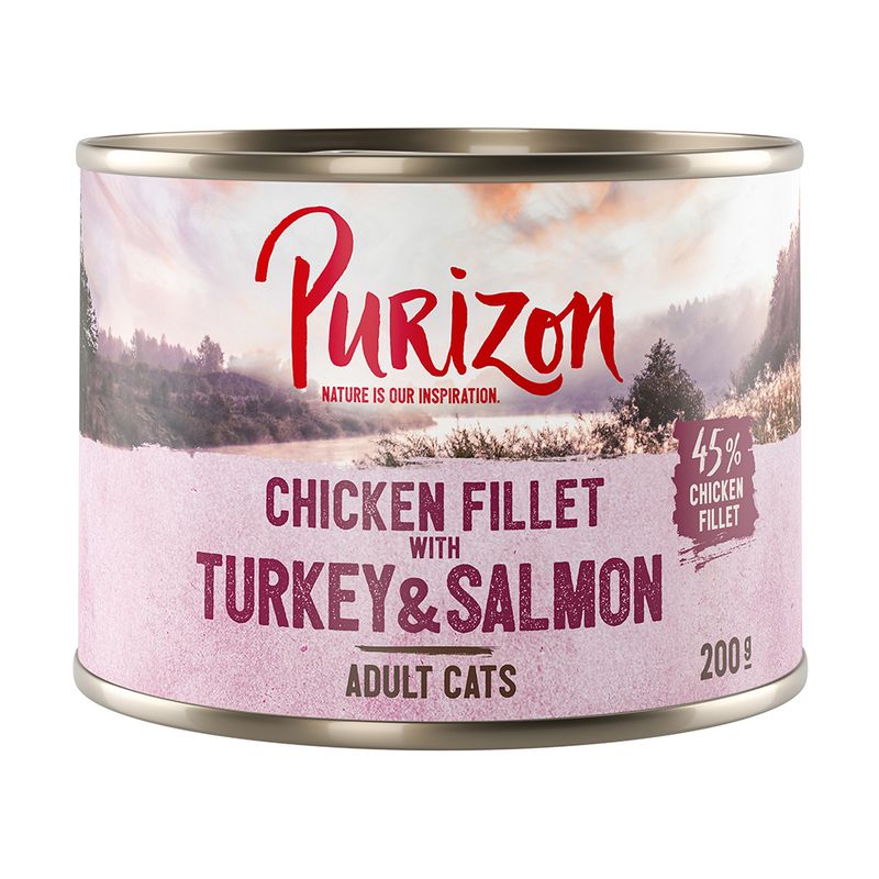 6 x 200g/400g Purizon Adult Wet Cat Food - Special Price! * || undefined || view 1