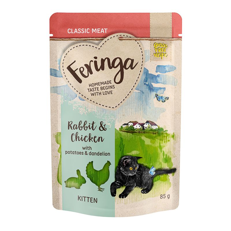 Feringa Classic Meat Menu Kitten Pouches Saver Pack 24 x 85g || undefined || view 6