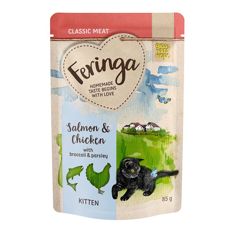 Feringa Classic Meat Menu Kitten Pouches Saver Pack 24 x 85g || undefined || view 7