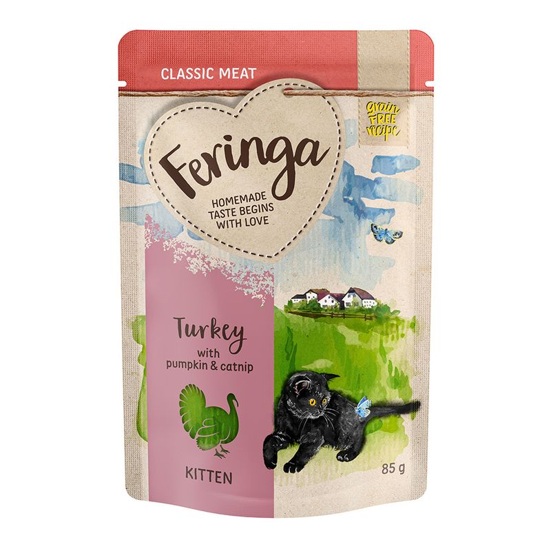 Feringa Classic Meat Menu Kitten Pouches 12 x 85g || Feringa || view 4
