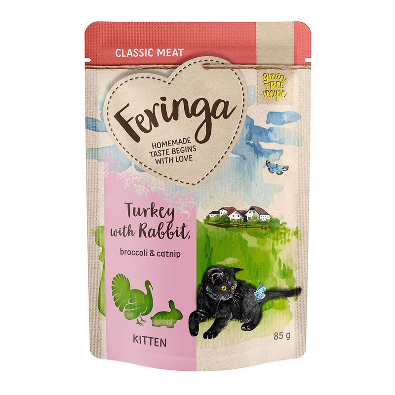 Feringa Classic Meat Menu Kitten Pouches Saver Pack 24 x 85g || undefined || view 10