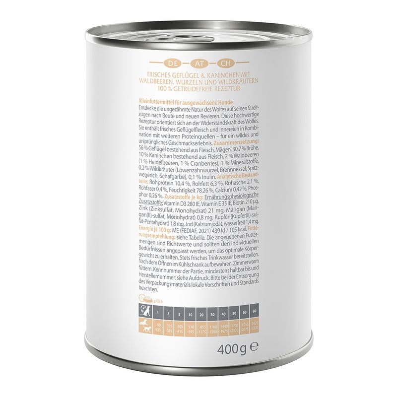 Wolf of Wilderness Adult ''Expedition'' 6 x 400g || Wolf of Wilderness || view 7