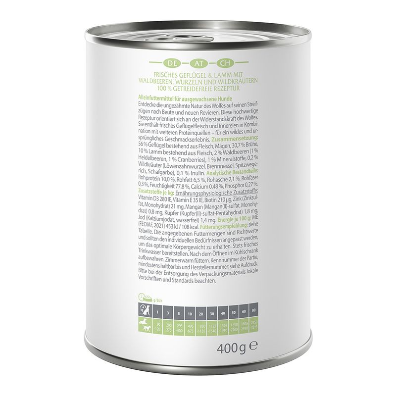 Wolf of Wilderness Adult ''Expedition'' 6 x 400g || Wolf of Wilderness || view 5