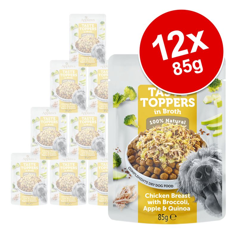 Applaws Taste Toppers in Broth 12 x 85g || Applaws || view 1