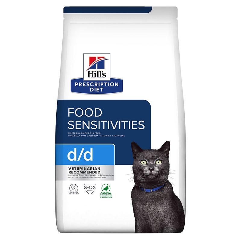 Hill's Prescription Diet Feline d/d Food Sensitivities - Duck & Green Peas || Hill's Prescription Diet || view 2