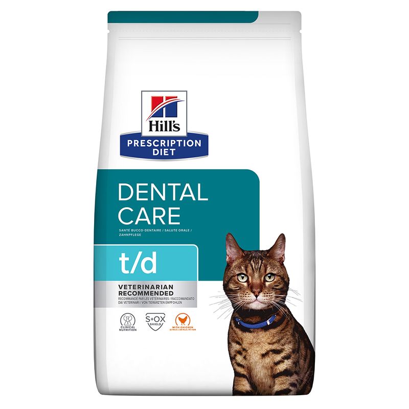 Hill's Prescription Diet Feline t/d Dental Care - Chicken || Hill's Prescription Diet || view 2