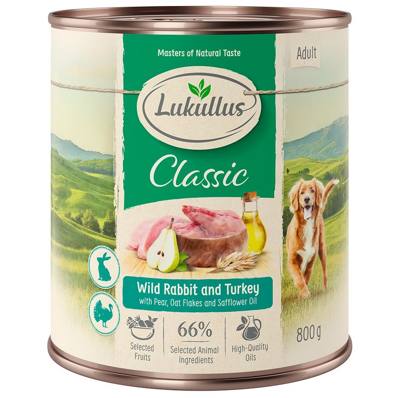 6 x 800g Lukullus Wet Dog Food - 5 + 1 Free! * || Lukullus || view 14
