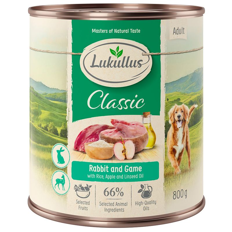 6 x 800g Lukullus Wet Dog Food - 5 + 1 Free! * || Lukullus || view 2